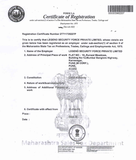 PTEC Legend Certification
