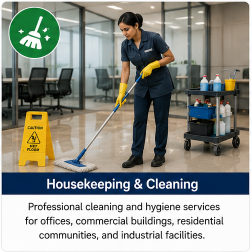 Housekeeping & Cleaning in Pune - Legend Security Force