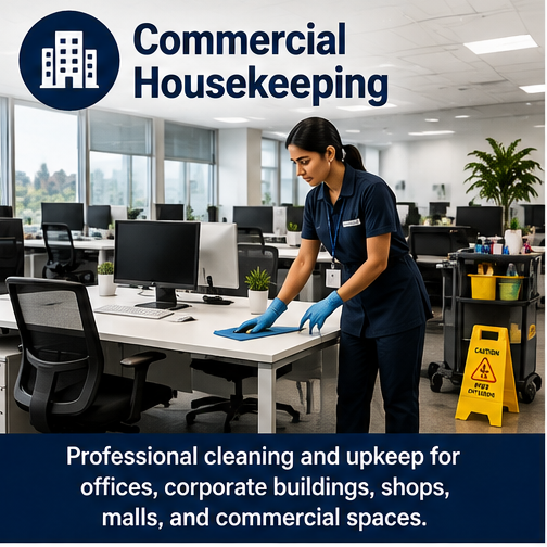 Commercial Housekeeping in Pune - Legend Security Force