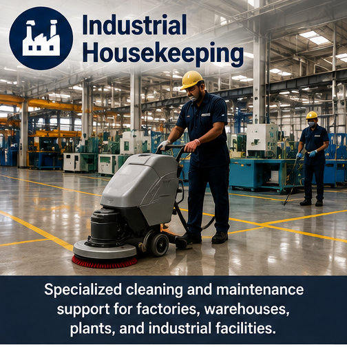 Industrial Housekeeping in Pune - Legend Security Force