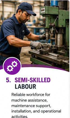 Semi-Skilled Labour in Pune - Legend Security Force