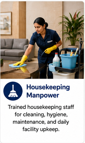 Housekeeping Manpower in Pune - Legend Security Force
