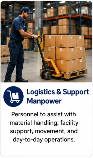 Logistics & Support Manpower in Pune - Legend Security Force