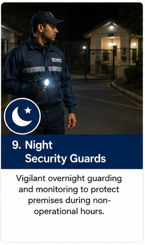 Night Security Guards in Pune - Legend Security Force